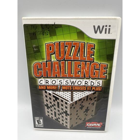 Puzzle Challenge: Crosswords and More (Nintendo Wii, 2009) - Picture 1 of 6